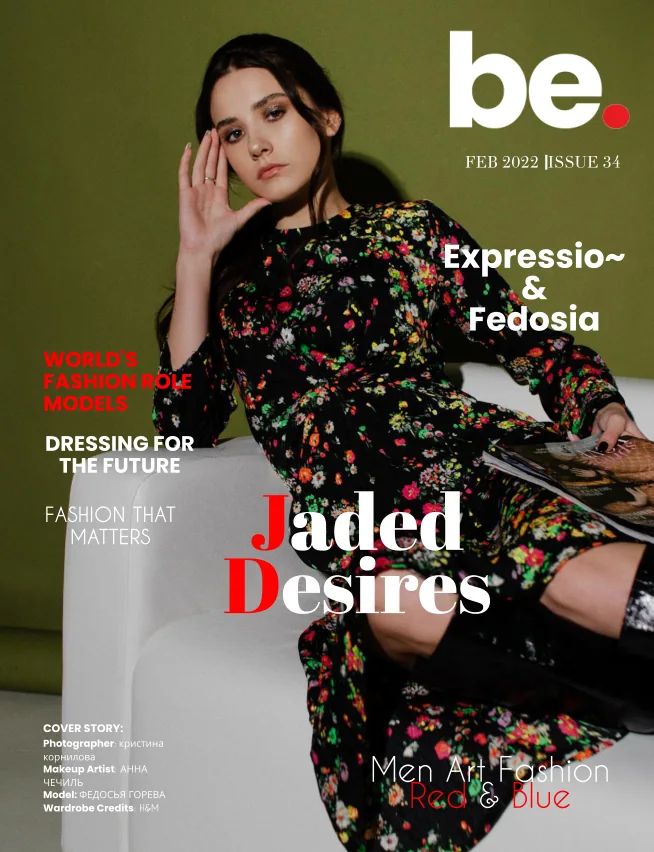 Original Justbe Magazine issue 34 cover